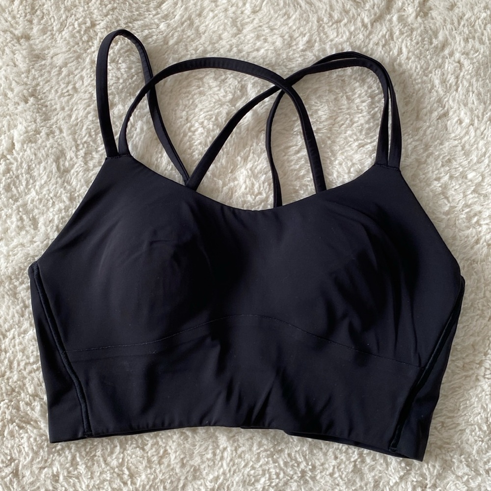 ❤️ Like a Cloud Longline Bra Light Support, B/C Cup Black Size 6